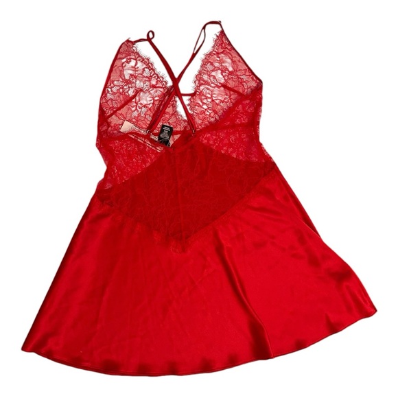 NEW Victorias Secret Babydoll Red Small crisscross back Lingerie in size XS - Picture 3 of 7
